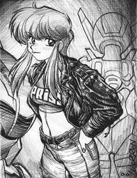 '99 Priss from BUBBLEGUM CRISIS sketch