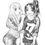 EMPOWERED's Emp and Ninjette, in civilian clothes