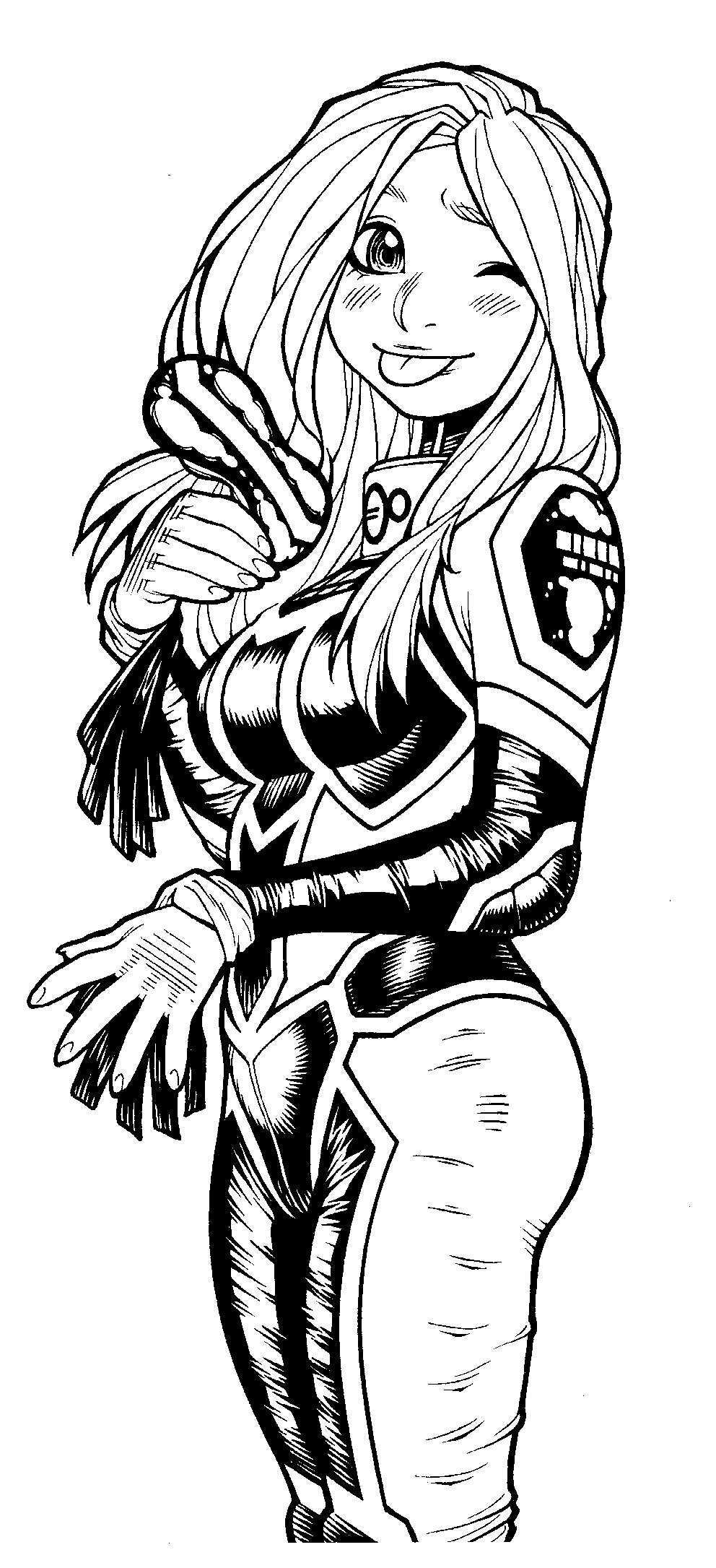 EMPOWERED v.8's back-cover Mindf**k illo, inked