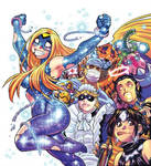 Color art for EMPOWERED UNCHAINED cover by AdamWarren