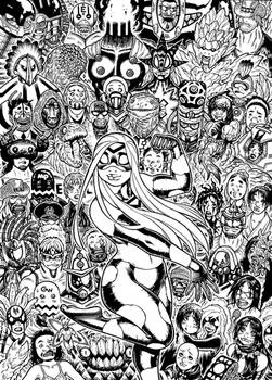 Cover inks for EMPOWERED DELUXE vol.3