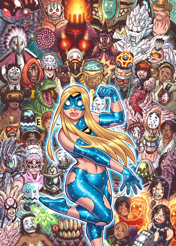 EMPOWERED DELUXE EDITION vol.3 cover artwork by AdamWarren