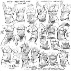 Life drawings from bellydance videos, 2017-05-19