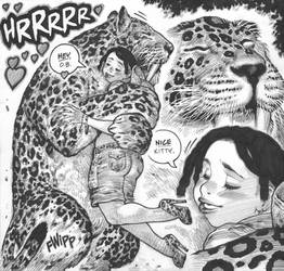 Spooky+smilodon panel from EMPOWERED vol.12!