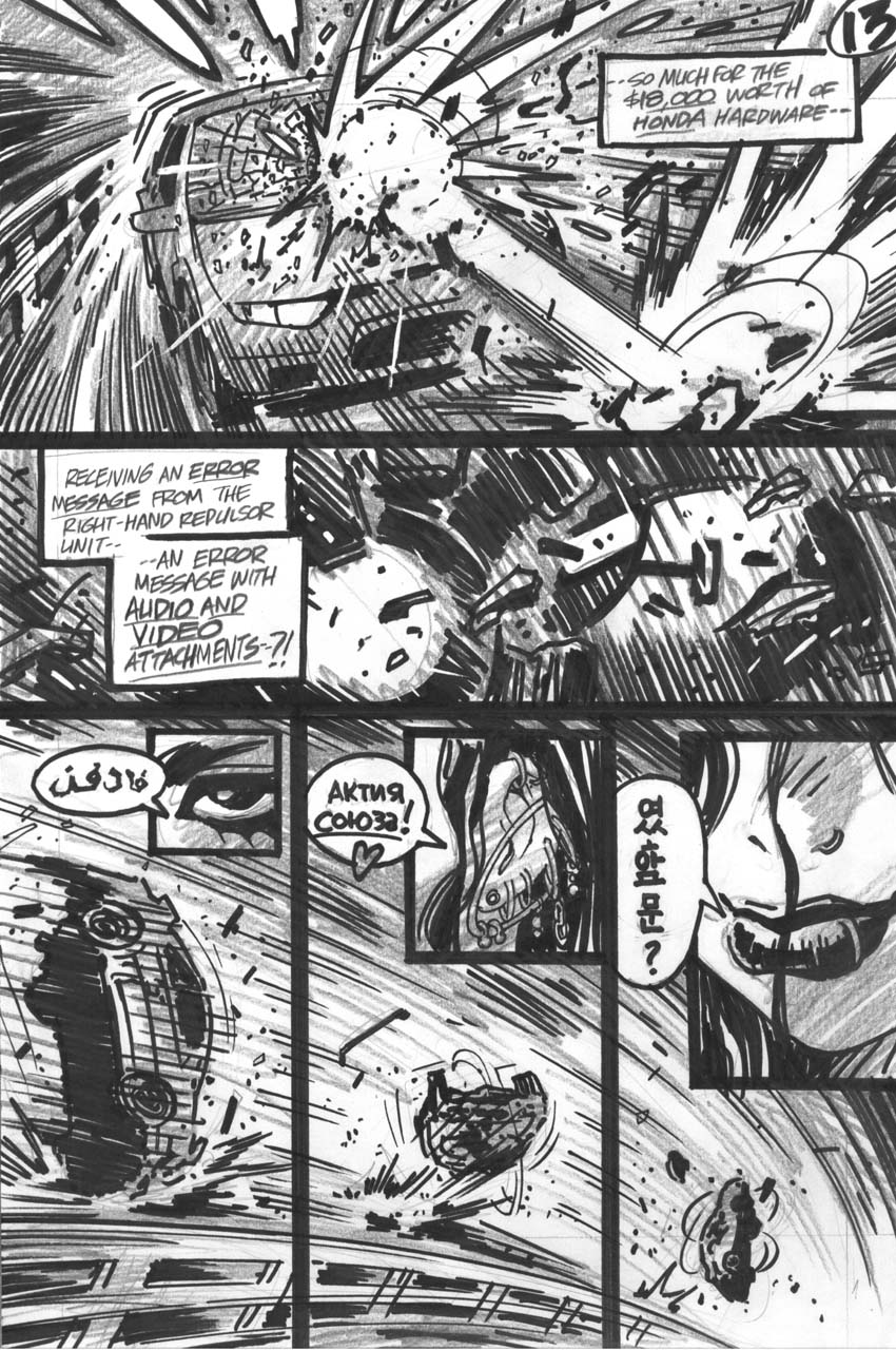 IRON MAN no. 3, page 13 layout