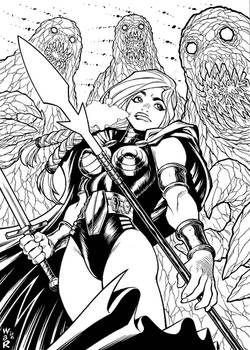 Marvel's Valkyrie, inks