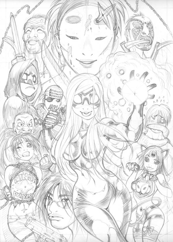 EMPOWERED 3's cover pencils