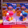 amiibo Yoshi Pink and Blue