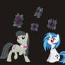 Octavia and Vinyl Scratch Wallpaper