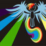 Rainbow Dash Wings Spread Wide