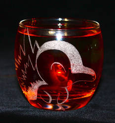 Cyndaquil Orbit Glass