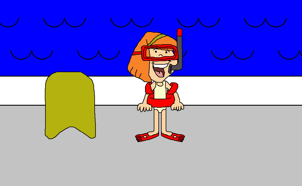 Little Susie at the Community Pool by sotosbros on DeviantArt