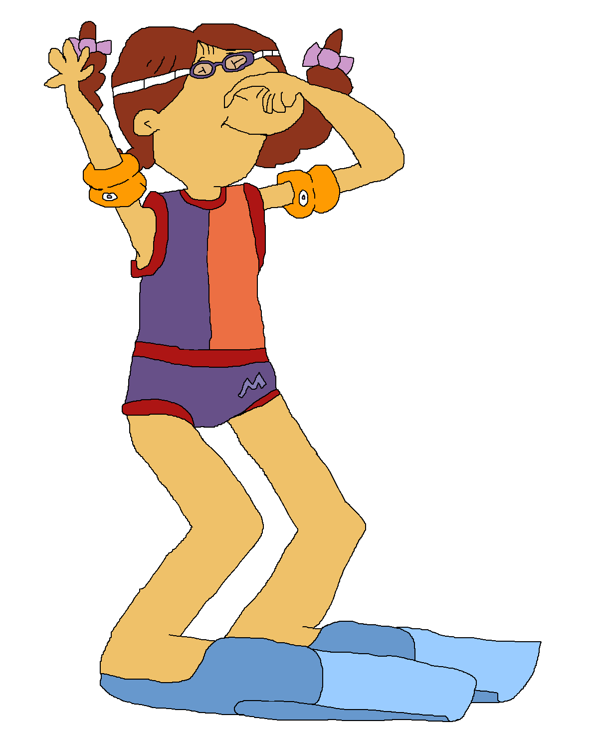 Muffy Deviantart Muffy Crosswire Doing the Swim by sotosbros on DeviantArt