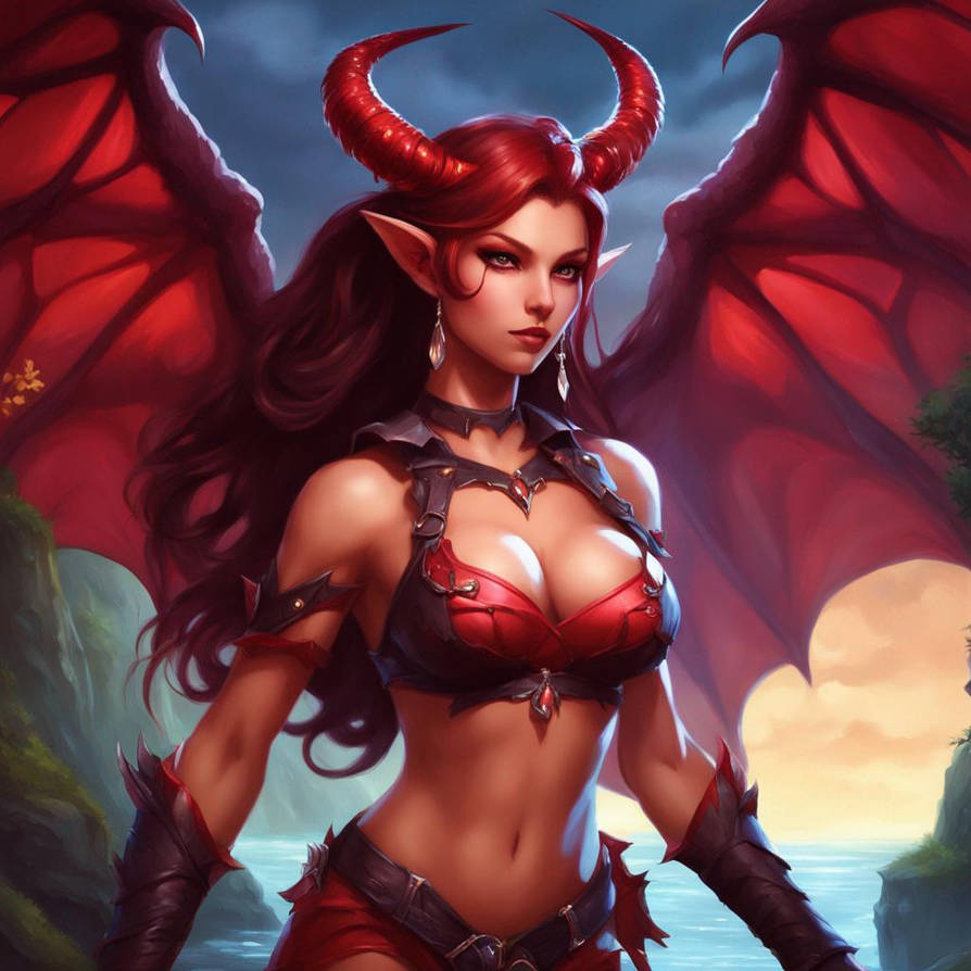 DND Succubus Ranger Trying Hard To Be Lawful Good By ScribeSaga On dnd-succubus-ranger-trying-hard-to-be-lawful-good-by-scribesaga-on
