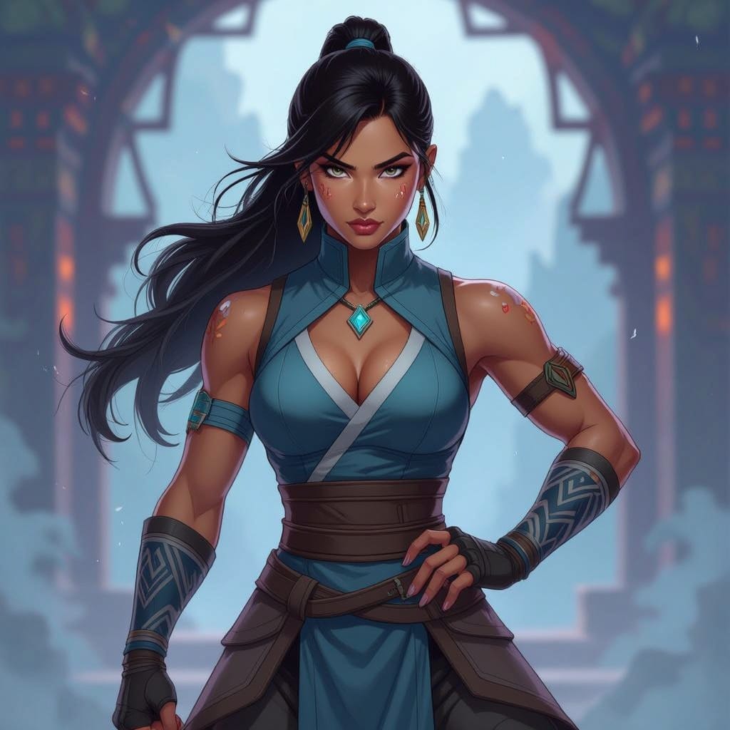 Waterbender Armor Waterbender Warrior by ScribeSaga on DeviantArt