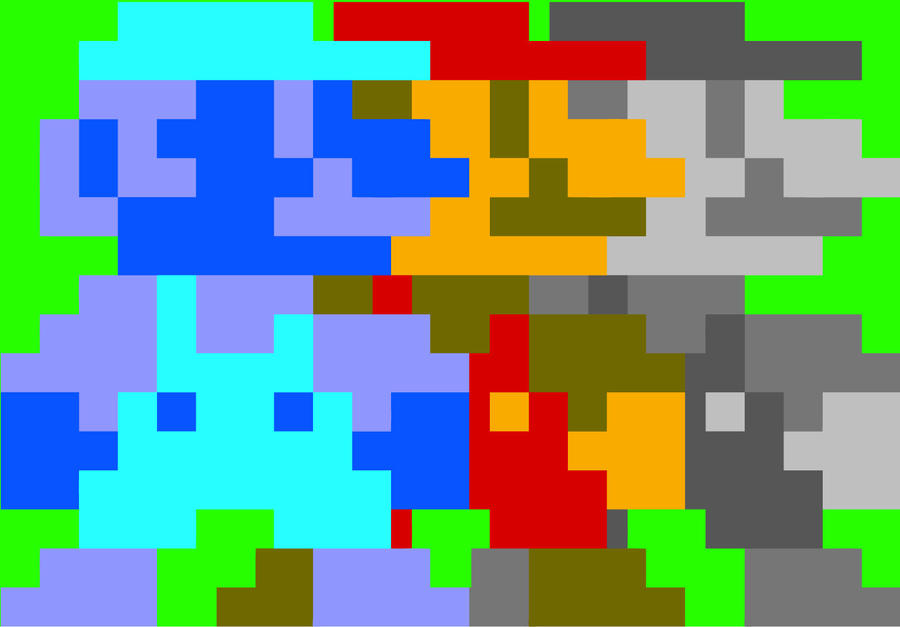 Invincible 8 Bit Mario mario 8bit by circadiangnome on DeviantArt
