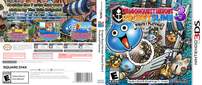 Dragon Quest Heroes: Rocket Slime 3 box art.