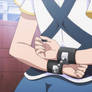 Girl handcuffed