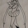 Sailor Moon stitch outline