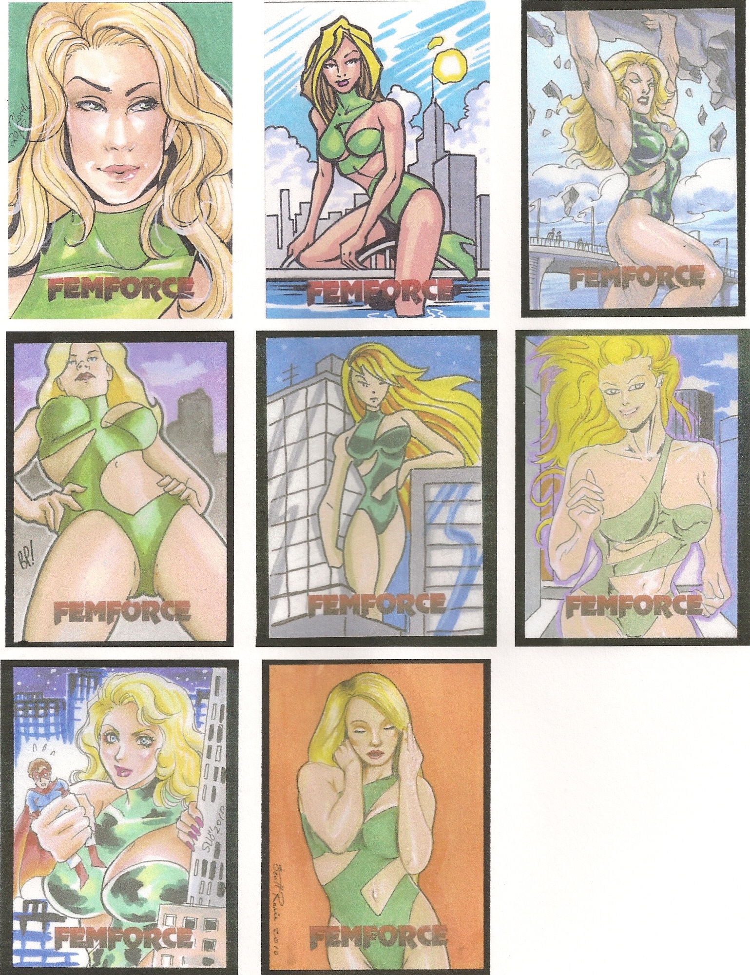 Garganta trading cards