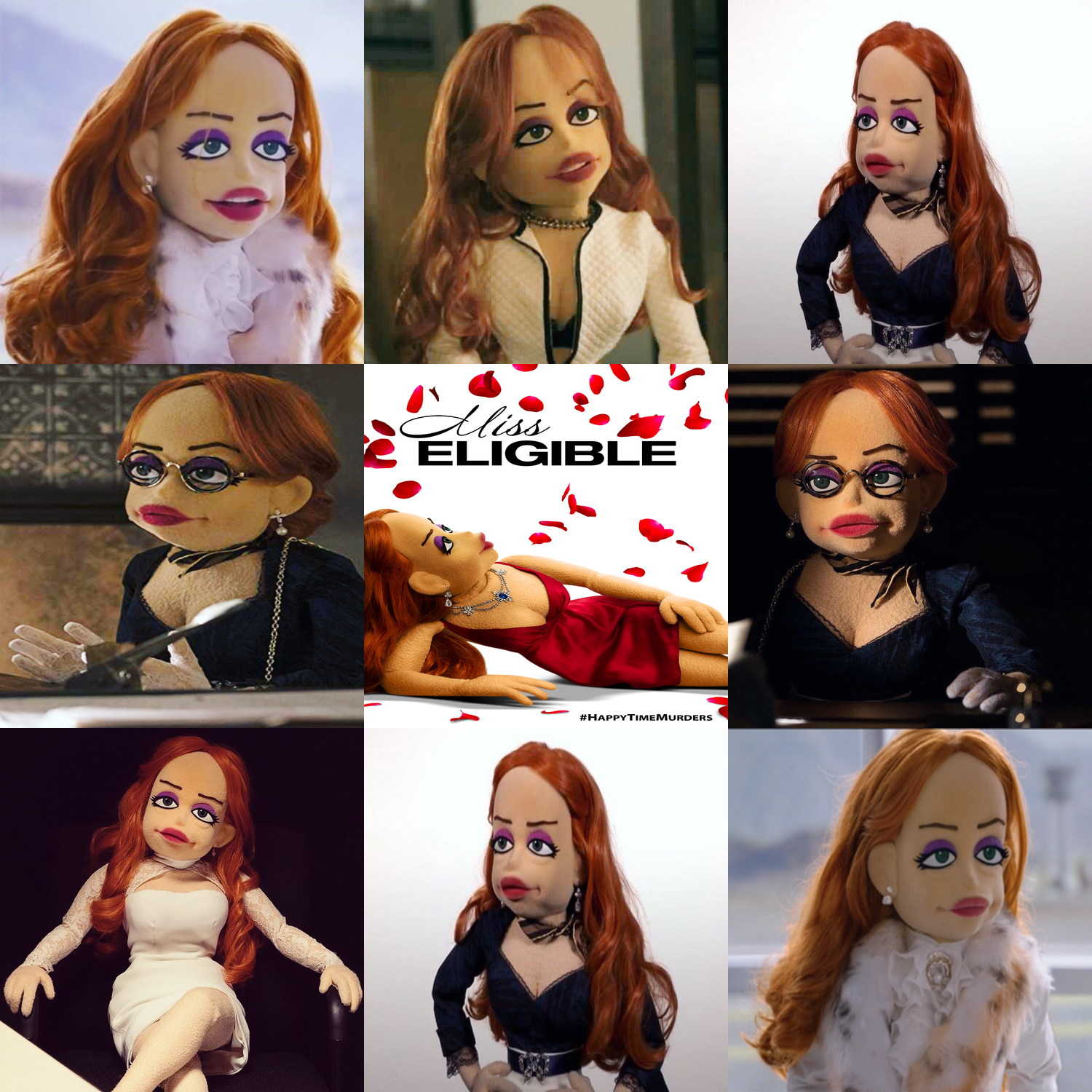 Sandra Puppet Sandra White Puppet : Go with a smile: “The Happytime Murders”. – JUEWT