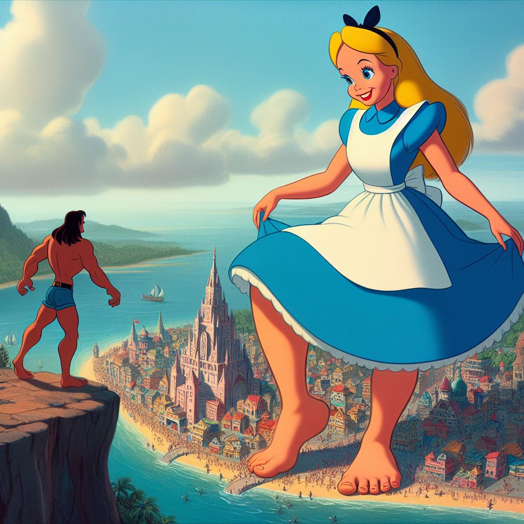 Alice all grown up and tall in a coastal city by JamesZorranFan789 on ...