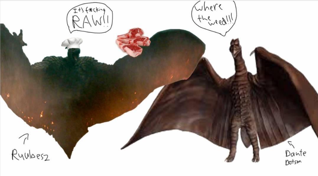 my two favourite rodan by ivant07 on DeviantArt