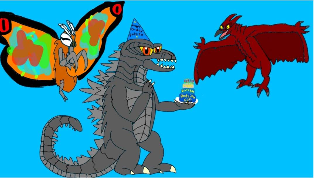 Happy Birthday Godzilla By Ivant07 On Deviantart