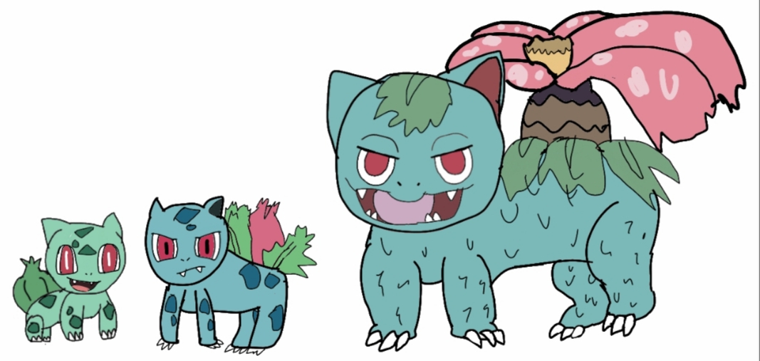 Bulbasaurus Evolution bulbasaur evolutions art by ivant07 on DeviantArt
