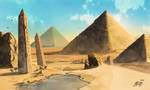 Egypt concept art by Xeraphiks