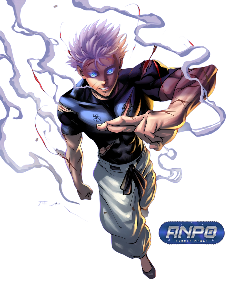 RENDER INFINITY GOJO by Anpo-01 on DeviantArt