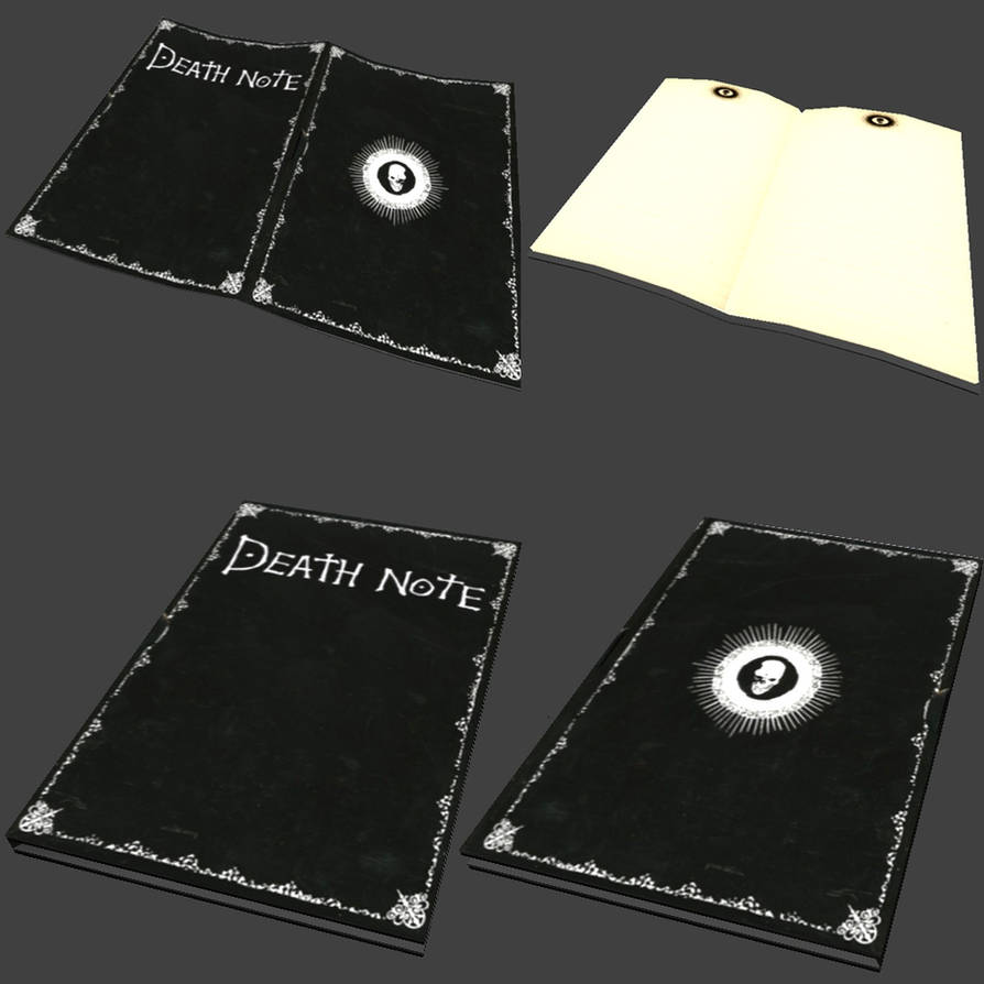Death Note 3D model by nerm34 on DeviantArt