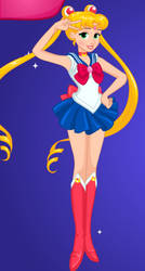 Cosplay #5: Rapunzel as Sailor Moon by SnowyZoe97