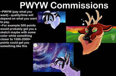 PWYW Commissions