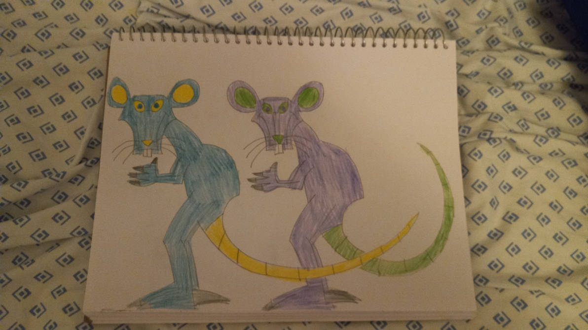 Teal Rats Purple and Teal Rats by kimtieu1995 on DeviantArt
