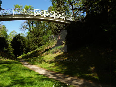 Bridge over light and shadows