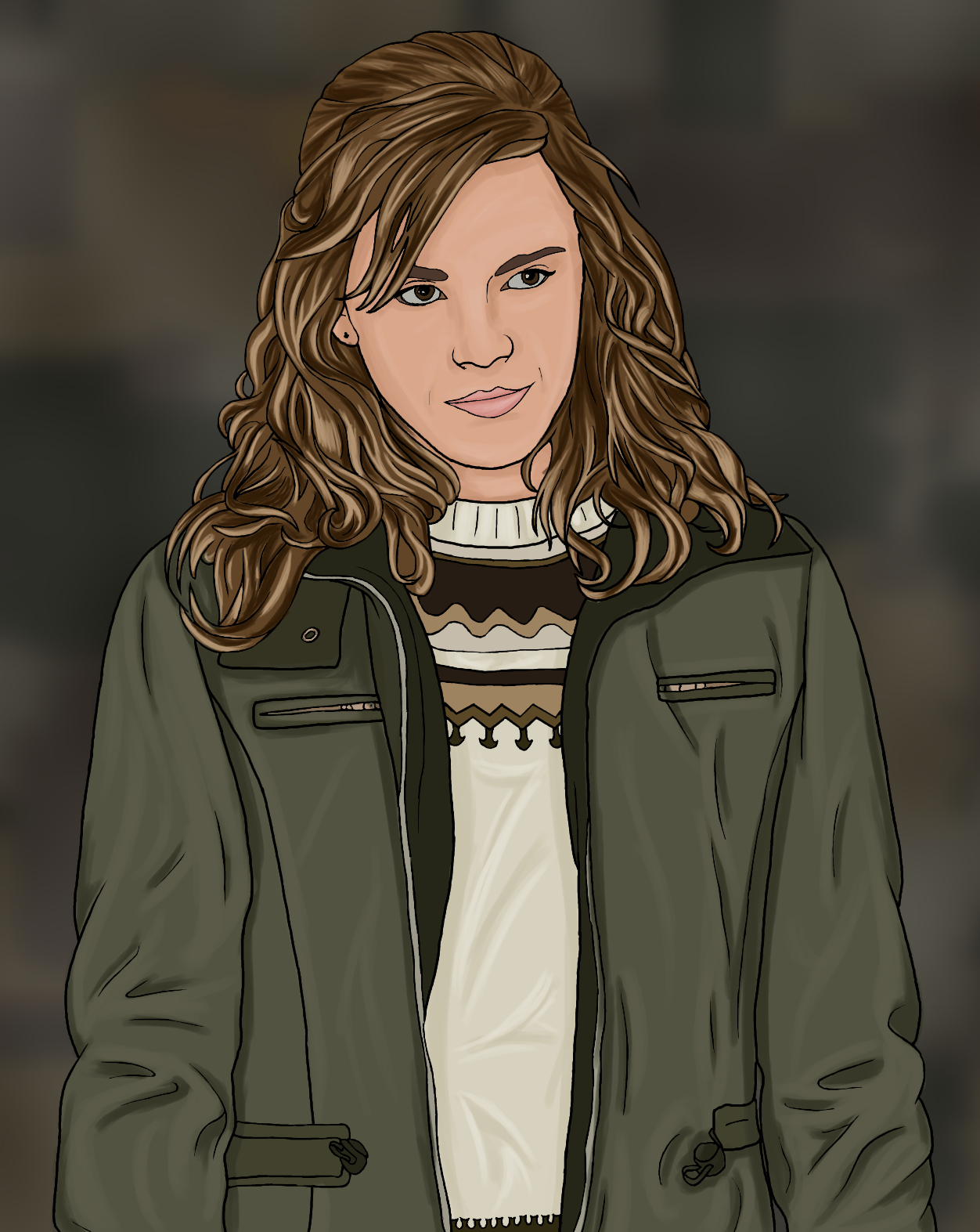 Cartoon hermione