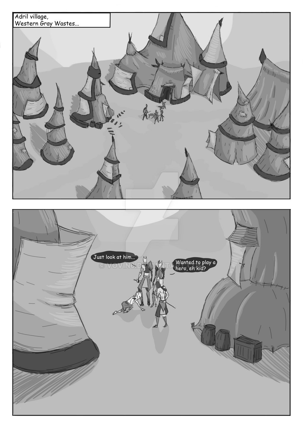 Ancient Evil Chapter 1 Page 1 by Vovin6 on DeviantArt