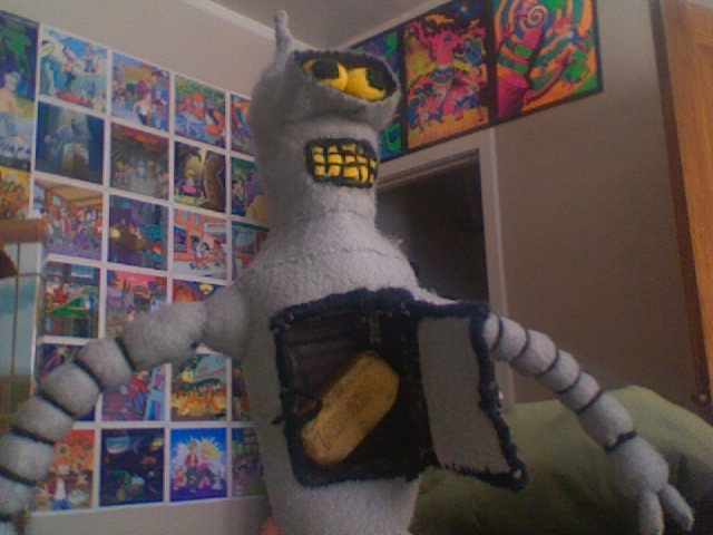 Plush Bender chest cavity