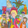 Doctor Who/ Futurama Sixth Doctor (With Color)