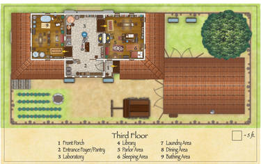 Grimhallow Inn--Third Floor