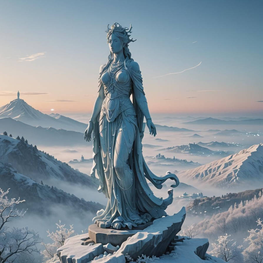 Statue of Meridia by twowolves80 on DeviantArt