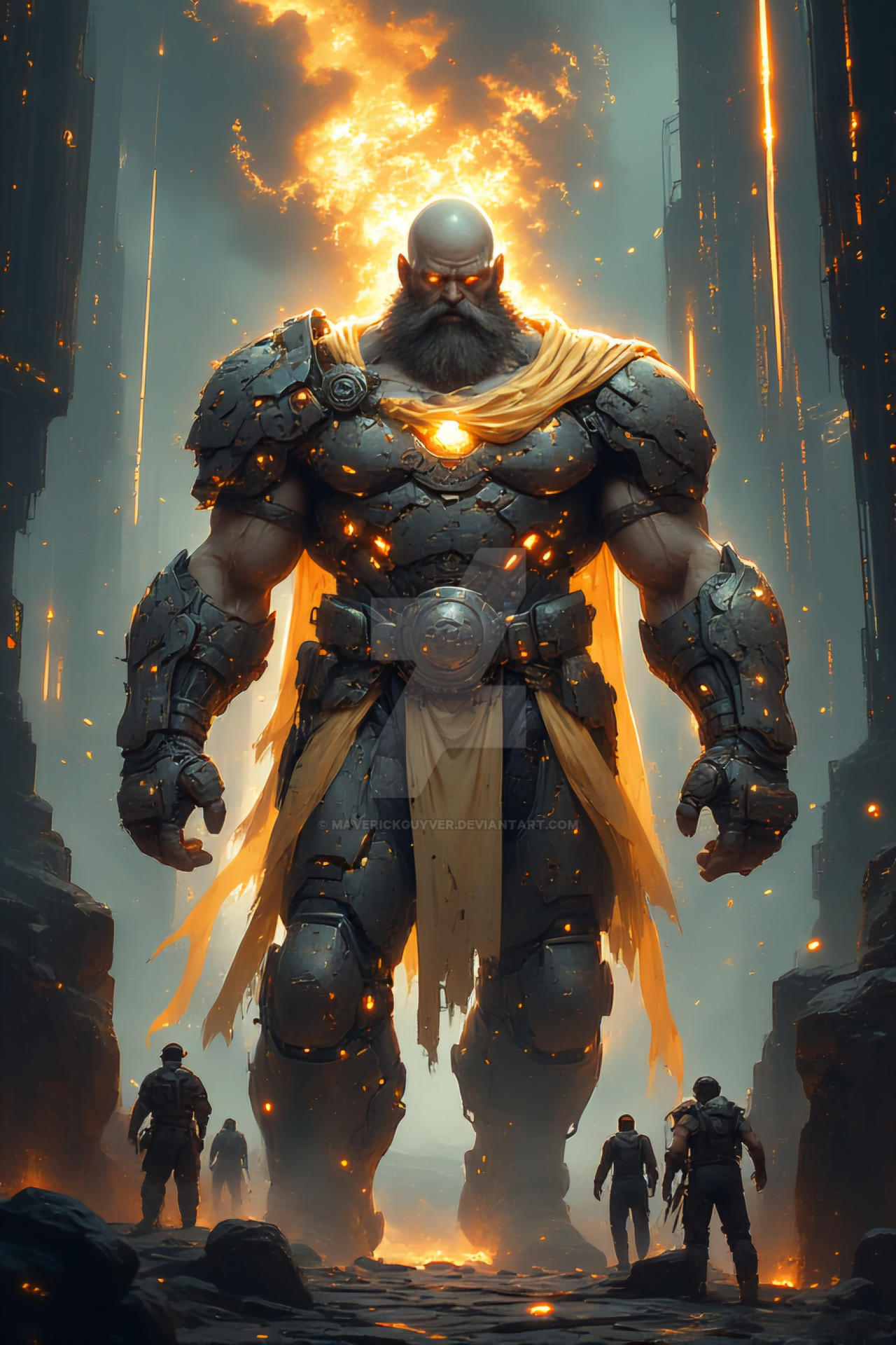 Prometheus Portrait Face Prometheus by MaverickGuyver on DeviantArt