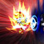 REQUEST - Super Shadow vs. Dark Sonic