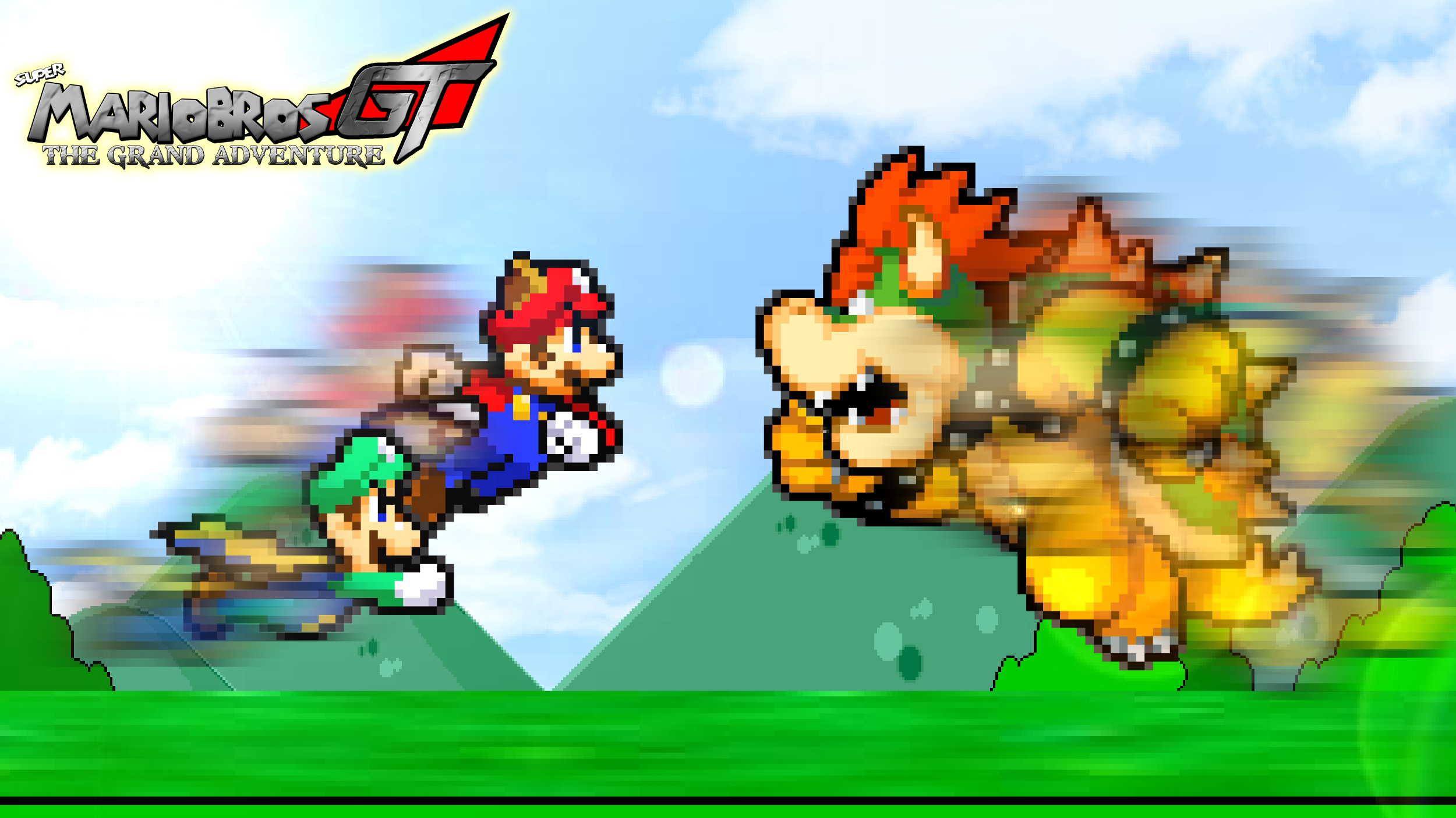 Fighter Mario Bowser Vs Mario Final Battle