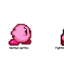 Different Kirby sprites