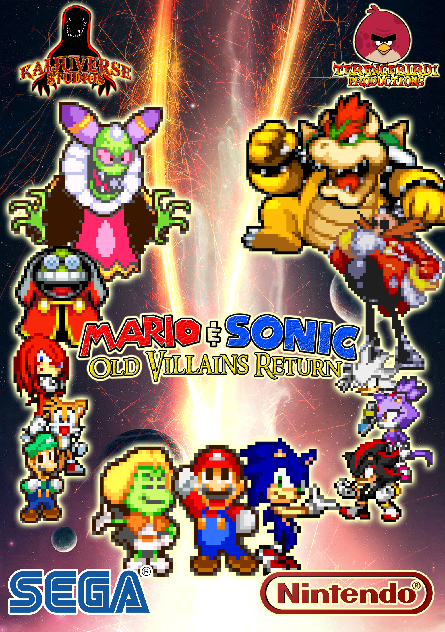 Mario and Sonic Old Villians Return Poster