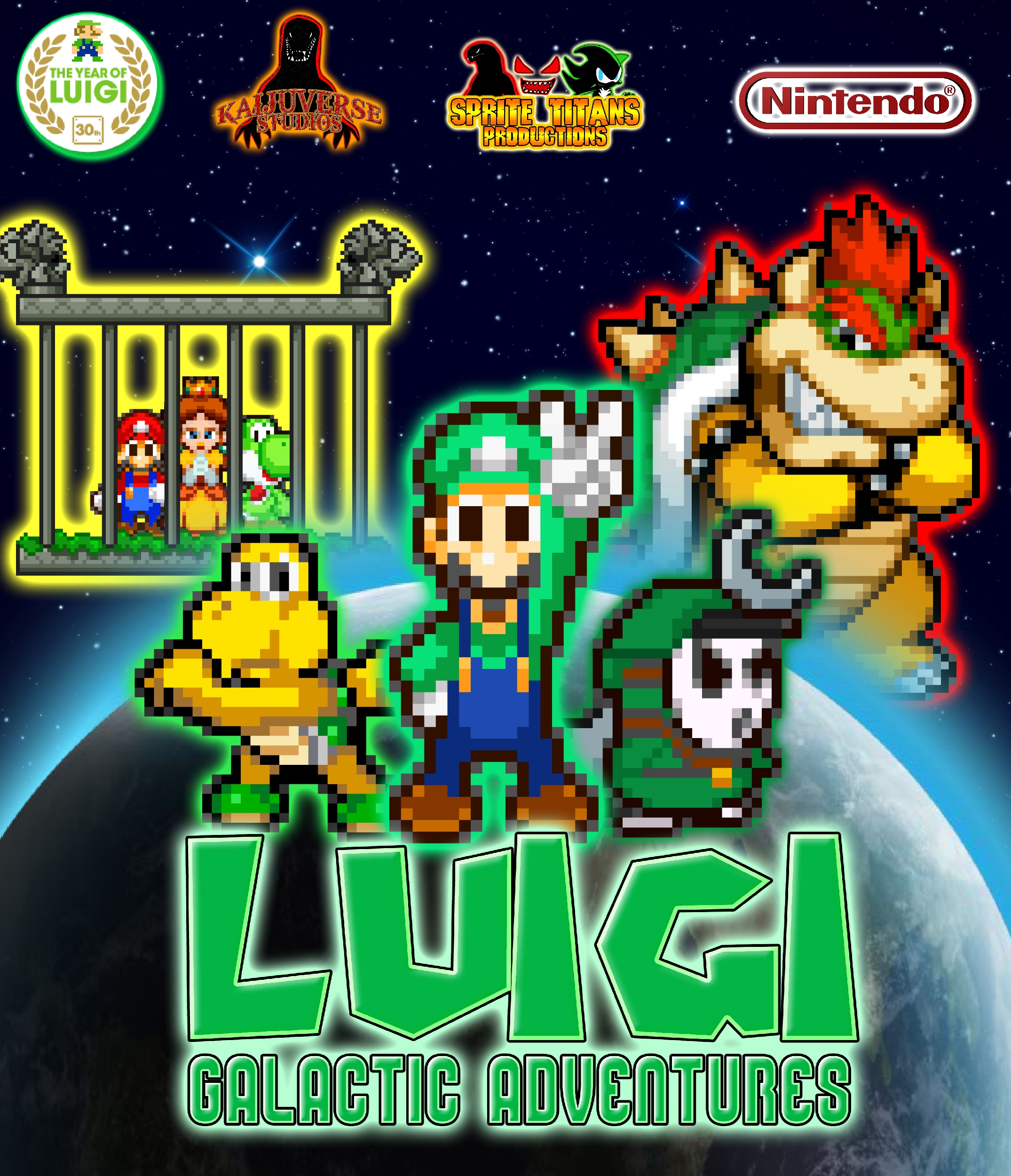 Luigi Galactic Adventures Poster