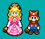 Raccoon Princess Peach