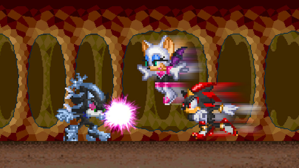 Mephiles As Rouge Art Trade - Shadow and Rouge vs. Mephiles by KratosGoji91 on DeviantArt